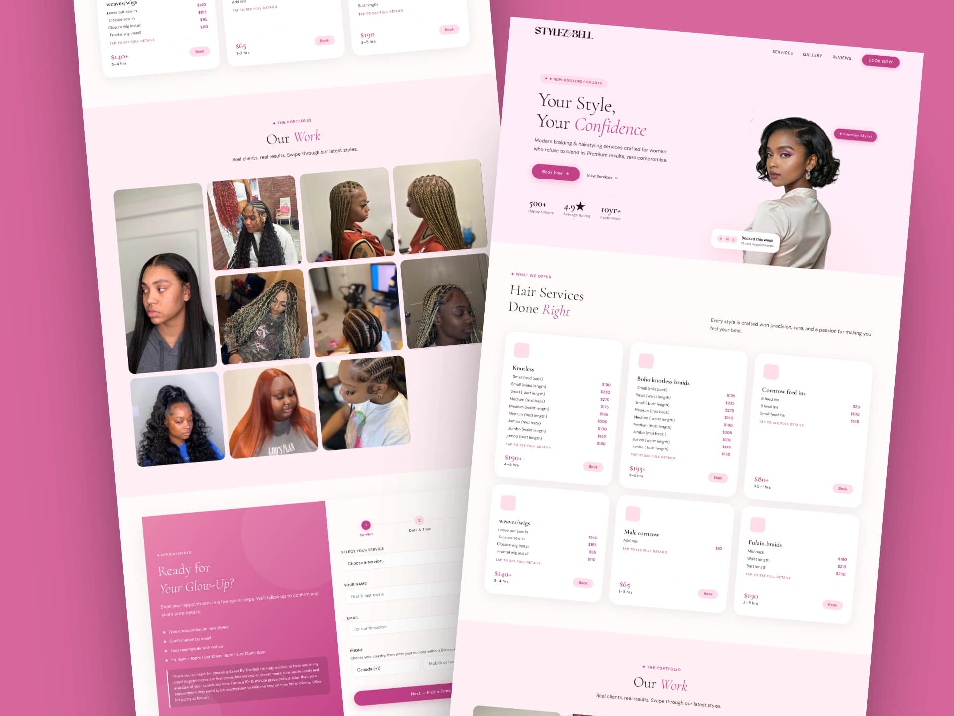 StylezByBell Website